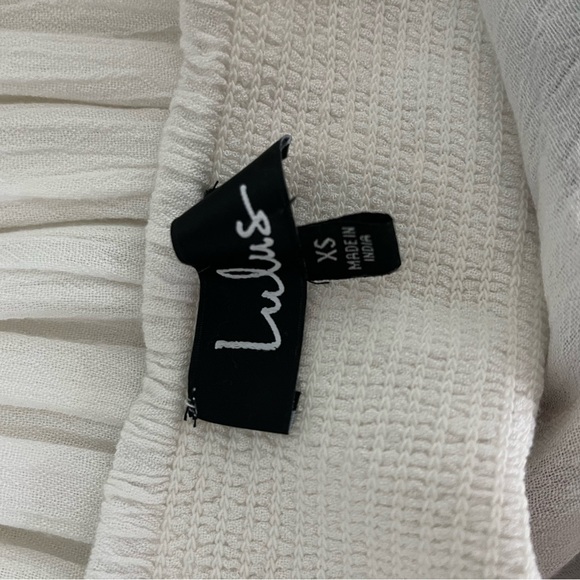 Lulus Free and Breezy White Embroidered Midi Dress.  New with tags! - Picture 6 of 7